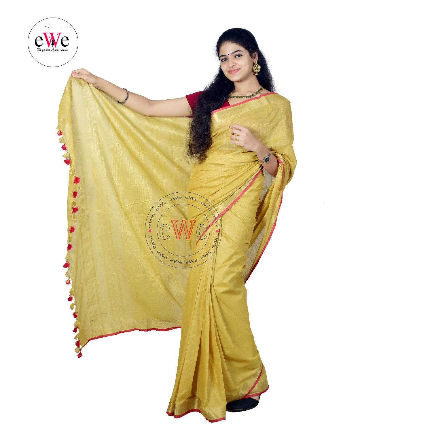 Linen Cotton saree