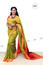 Handloom Design Saree ( Green, Meroon)